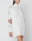 Giuseppe di Morabito White turtleneck dress in wool