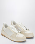 Ferragamo Low white leather trainer