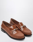 Ferragamo Moccasin with chain New Vara colour leather