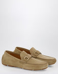 Ferragamo Safari-colored Gancini Driver loafer