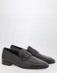 Ferragamo Black loafer with Gancini logo