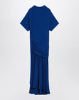 Ferragamo Long blue dress with draping