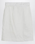 Ferragamo White wrap skirt in cotton blend