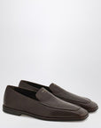 Ferragamo Dark brown leather loafer