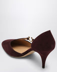 Ferragamo Pumps with Gancini detail Dark Barolo