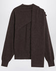 Ferragamo Clay mélange cashmere cardigan