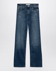 Mother Washed blue jeans The Kick It