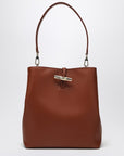 Longchamp M Le Roseau Hobo Bag in Bark colour