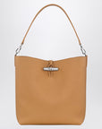 Longchamp M Le Roseau in Walnut colour Hobo Bag