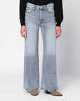 Mother The Ditcher Roller Sneak palazzo jeans