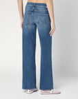 Mother The Mid Rise Maven Sneak jeans in washed blue