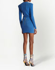 Balmain Button-detail knitted miniskirt