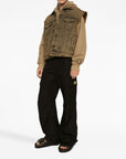 Dolce & Gabbana Cargo With Logo Plaque