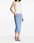 Balmain PB-embroidered tank top