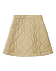 Burberry Quilted mini skirt