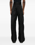 Off White Trousers Black