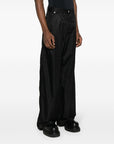 Off White Trousers Black