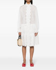 Ermanno Scervino Embroidered shirt dress