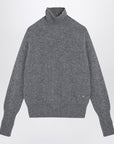 Victoria Beckham Grey wool turtleneck sweater