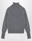 Victoria Beckham Grey wool turtleneck sweater