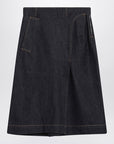 Victoria Beckham Dark blue denim skirt