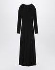 Victoria Beckham Black viscose dress with cut-out