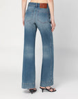 Victoria Beckham Wide jeans in faded blue