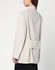 Victoria Beckham Pumice-coloured double-breasted jacket