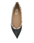 Valentino Garavani Rockstud Patent Leather Ballerina