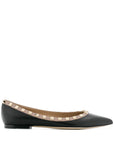 Valentino Garavani Rockstud Patent Leather Ballerina