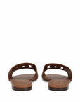 Dolce & Gabbana DG Logo leather sandals