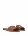 Dolce & Gabbana DG Logo leather sandals