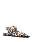 Ganni Printed Ballerinas