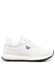 Emporio Armani Sneakers in recycled nylon with details in regenerated saffiano ASV