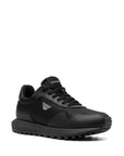 Emporio Armani chunky sole leather sneakers