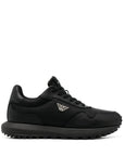 Emporio Armani chunky sole leather sneakers