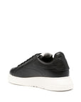 Emporio Armani tumbled leather sneakers