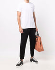 Emporio Armani logo patch short-sleeved T-shirt