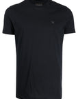 Emporio Armani logo patch short-sleeved T-shirt