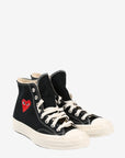 Comme Des Garcons Play Single Heart Chuck 70 sneakers