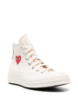 Comme Des Garcons x Converse Sneakers PLAY Chuck 70 "Cream"