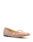 Jimmy Choo Elisa leather ballerina shoes
