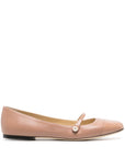 Jimmy Choo Elisa leather ballerina shoes