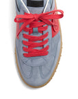 Valentino Garavani Upvillage Low Top Sneaker In Split Leather And Calfskin Nappa Leather