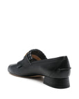 Valentino Garavani Vlogo Signature Calfskin Fringe Sabot Moccasin 25mm
