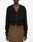 Acne cardigan with appliqué