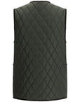 Burberry diamond-quilted sleeveless jacket