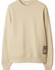 Burberry Cotton sweatshirt with Check label