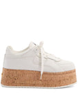 Valentino Garavani Freedots XL Sneaker in Calfskin and Cork