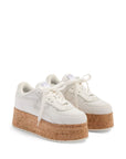 Valentino Garavani Freedots XL Sneaker in Calfskin and Cork